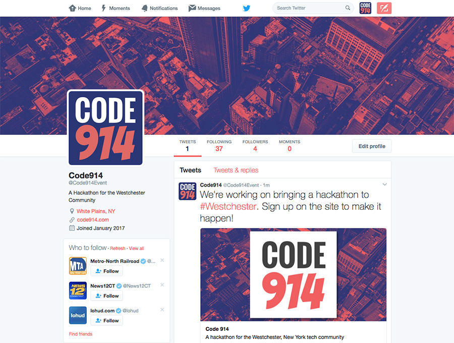 Code 914 twitter page